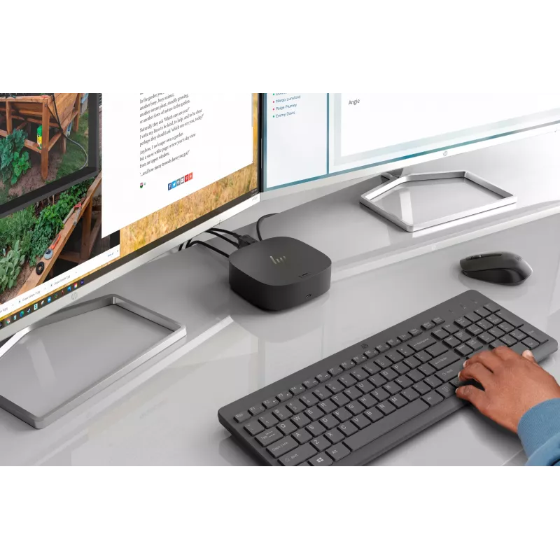HP 330 belaidis pelės ir klaviatūros rinkinys, pilno dydžio (100%), belaidis, RF, juodas, pelė įtraukta