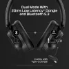 HyperX Cloud MIX 2 – žaidimų ausinės (juodos), laidinės ir belaidės, 20–20000 Hz, 270 g