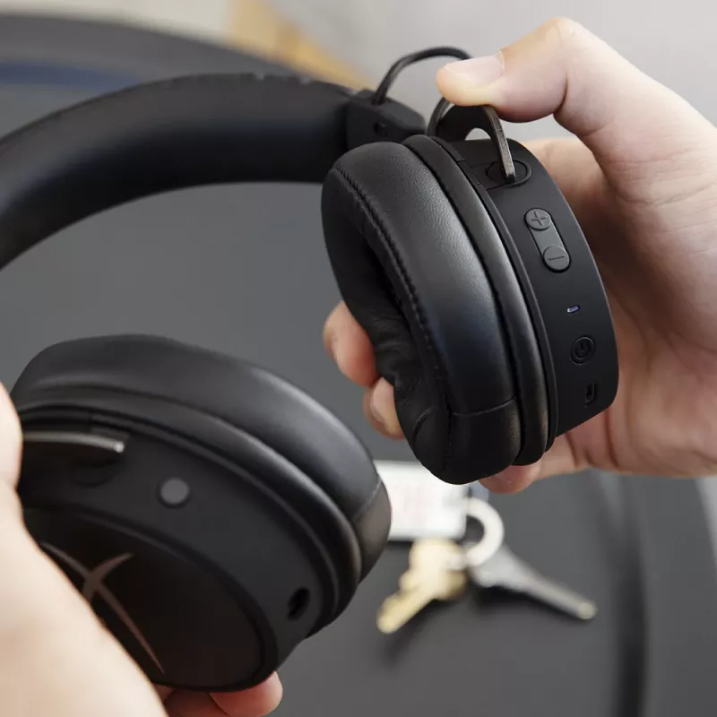 HyperX Cloud MIX 2 – žaidimų ausinės (juodos), laidinės ir belaidės, 20–20000 Hz, 270 g