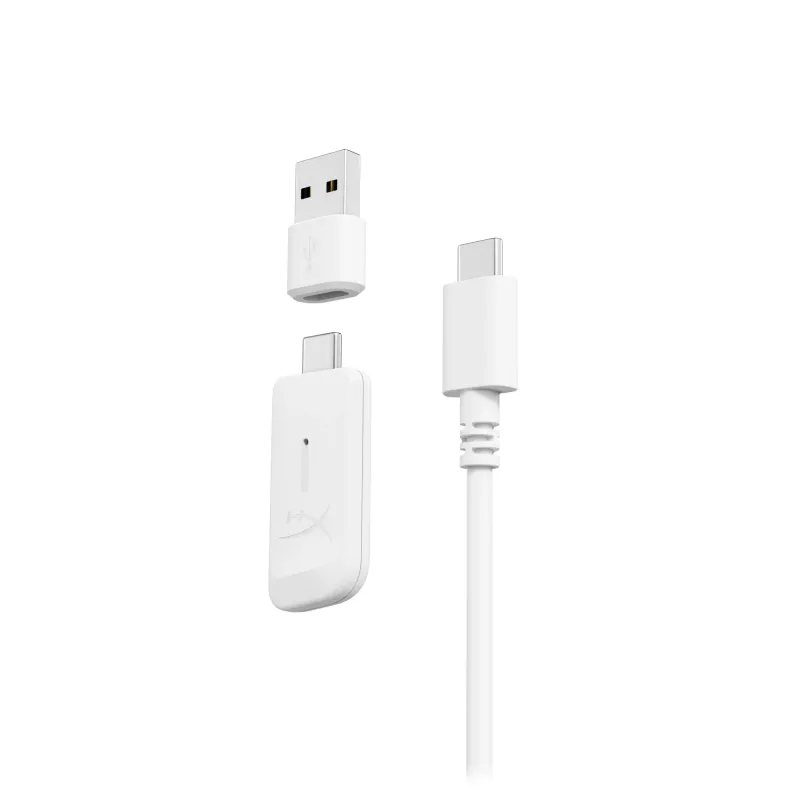 Belaidės žaidimų ausinės HyperX Cloud III S (balta)