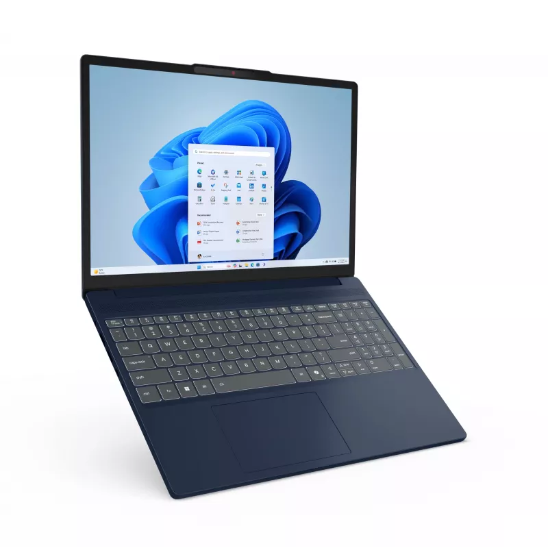 Nešiojamas kompiuteris Lenovo IdeaPad Slim 3 15ARP10 AMD Ryzen™ 5 150 38,9 cm (15,3 colio) WUXGA 16 GB DDR5-SDRAM 512 GB SSD Wi-Fi 7 (802.11be) Windows 11 Home Mėlynas