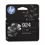 HP 924 Original Black kasetė, standartinė talpa, juoda, 1 vnt., 500 puslapių, 400 puslapių, vienkartinė pakuotė
