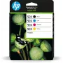 Originalus HP 924 CMYK rašalo kasetės rinkinys 4 vnt., standartinės išeigos, juoda, žydra, raudona, geltona