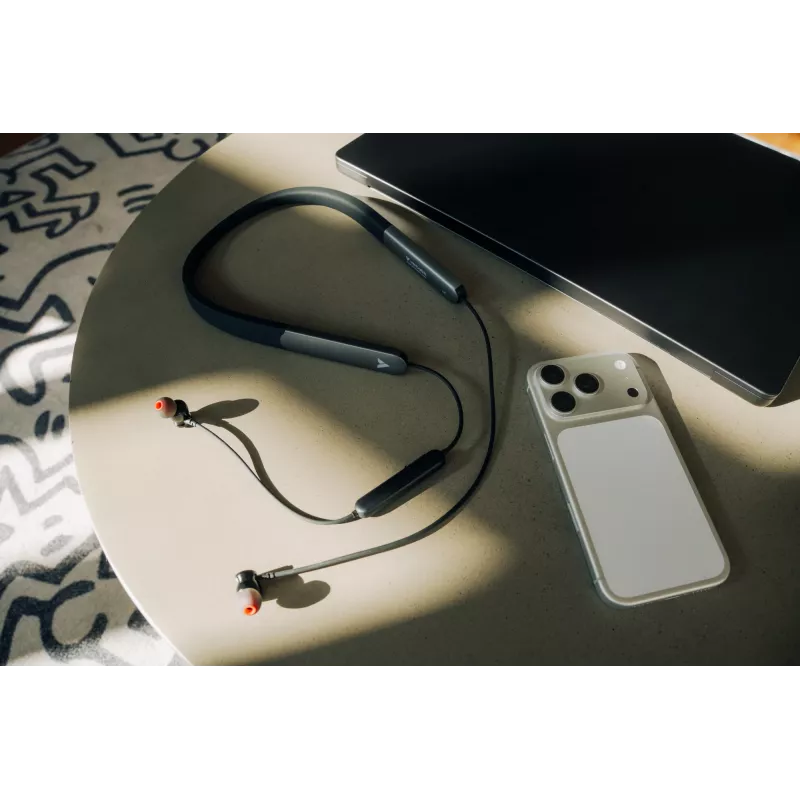Verbatim TruSound Pro Neckband belaidžiai ausinukai juodi, 20-20000 Hz, 74 g