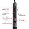 Verbatim TruSound ANC Neckband Earbuds Black, Belaidės ausinės su aktyviu triukšmo slopinimu, 20–20000 Hz, 46.5 g