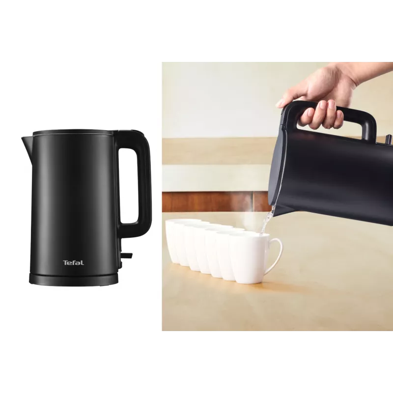 Tefal Thermo Protect KO1408E0 elektrinis virdulys 1.5 L 1500 W Juodas