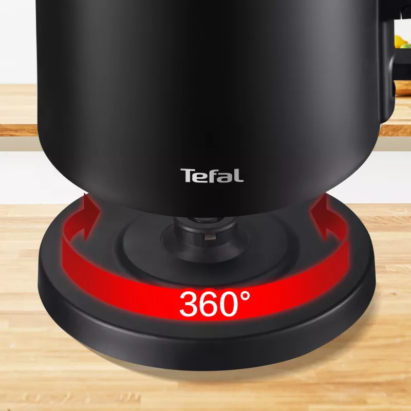 Tefal Thermo Protect KO1408E0 elektrinis virdulys 1.5 L 1500 W Juodas