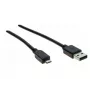 Hypertec 532456-HY USB 2.0 laidas 2 m USB A – Micro-USB A juodas