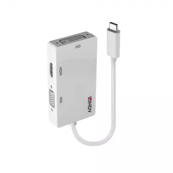Lindy USB Type C į Trigubą Ekraną Konverteris, 3840 x 2160 pikselių