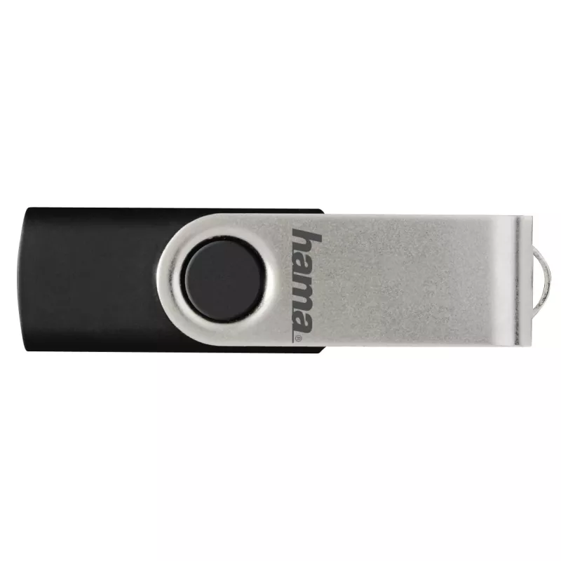 Hama 00181059 USB atmintukas 8 GB USB Type-A 2.0 juodas, sidabrinis