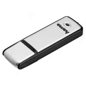 Hama Fancy USB atmintukas 64 GB 2.0 Juodas, Sidabrinis