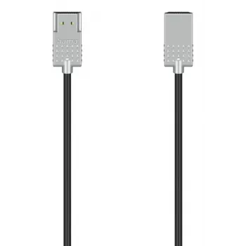 Hama Ultra-Slim HDMI laidas 2 m HDMI A tipo (standartinis) juodas, sidabrinis