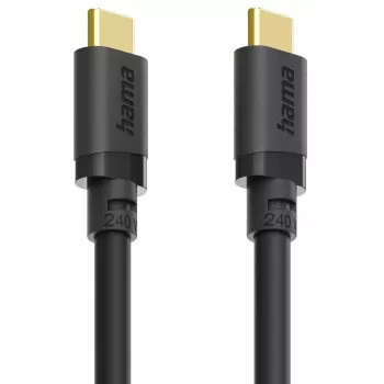 Hama 00202009 USB 3.2 Gen 1 (3.1 Gen 1) laidas 1,5 m USB-C 5 Gbit/s 240 W juodas