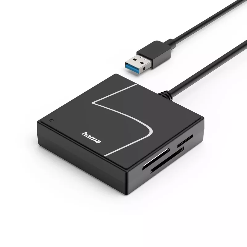 Hama 00200148 kortelių skaitytuvas USB 3.2 Gen 1 (3.1 Gen 1) Type-A/Type-C juodas