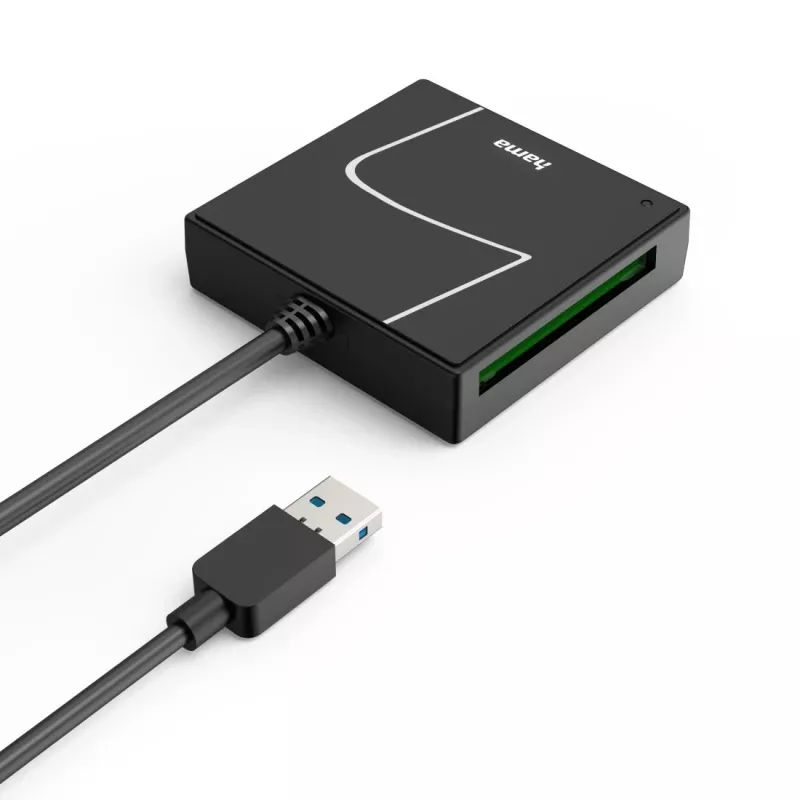 Hama 00200148 kortelių skaitytuvas USB 3.2 Gen 1 (3.1 Gen 1) Type-A/Type-C juodas