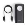 Powerbank Hama Watch 10000 mAh Juoda, Pilka