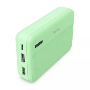 Nešiojama baterija Hama Pocket 10 LiPo 10000 mAh Žalia