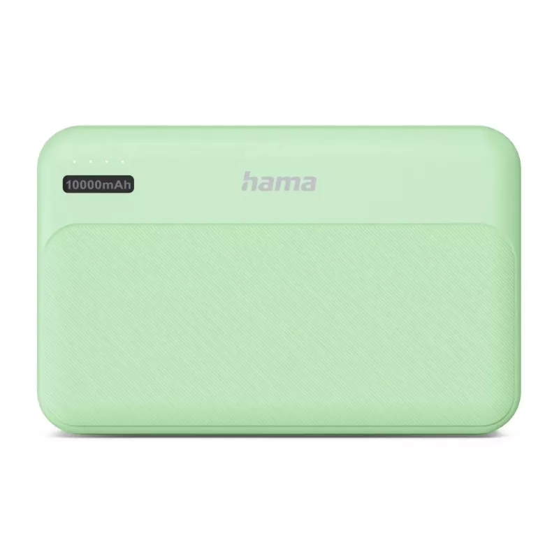 Nešiojama baterija Hama Pocket 10 LiPo 10000 mAh Žalia
