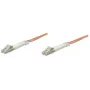 EFB Elektronik O0310.5 Duplex šviesolaidinis komutacinis kabelis, LC–LC, OM2 50/125 µm, LSZH, 5 m, oranžinis