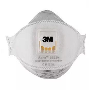 3M 9322PRO10 apsauginė kaukė nuo dulkių 10 vnt. FFP2