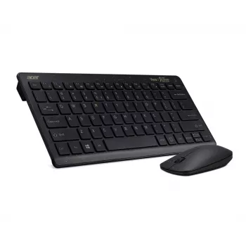 Acer belaidis klaviatūros ir pelės rinkinys su RF imtuvu, QWERTY, juoda