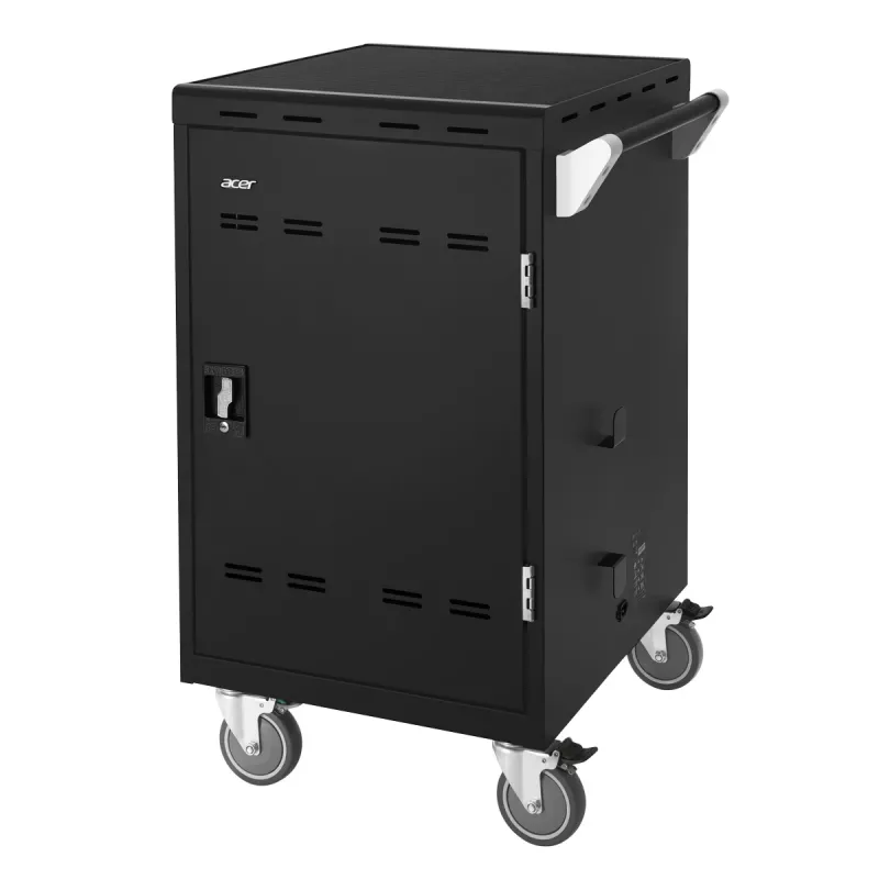 Acer E32c+ – Įkrovimo spintelė 32 lizdams (UK kištukas), Nešiojamų įrenginių valdymo spintelė, Juoda, Grindinė, 2.6 cm, 39.5 cm, 30.1 cm