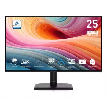 MSI PRO MP251L E2 monitorius 62,2 cm (24,5 col.) 1920 x 1080 pikselių Full HD LED juodas
