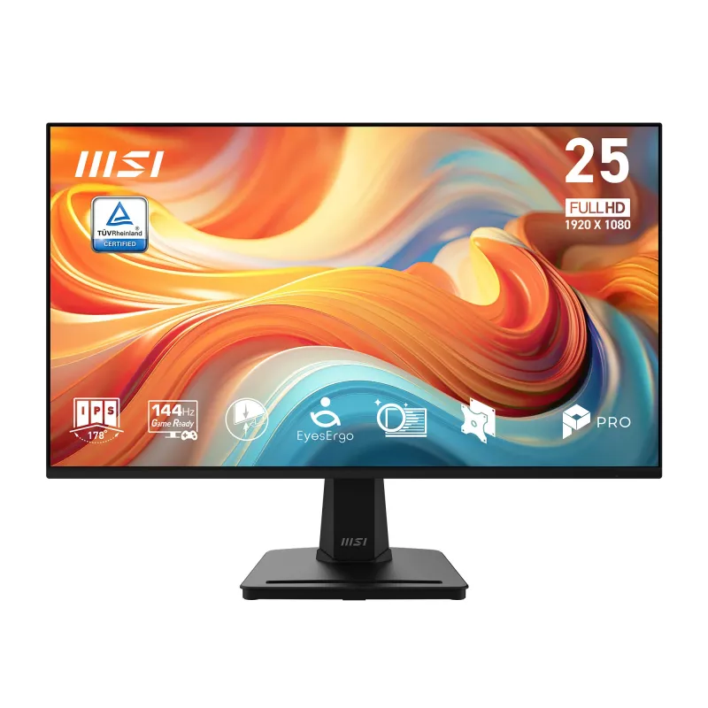 MSI Pro MP251 E14L monitorius 62,2 cm (24,5 colio) 1920 x 1080 pikselių Full HD juodas