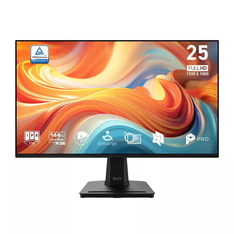MSI Pro MP251 E14L monitorius 62,2 cm (24,5 colio) 1920 x 1080 pikselių Full HD juodas