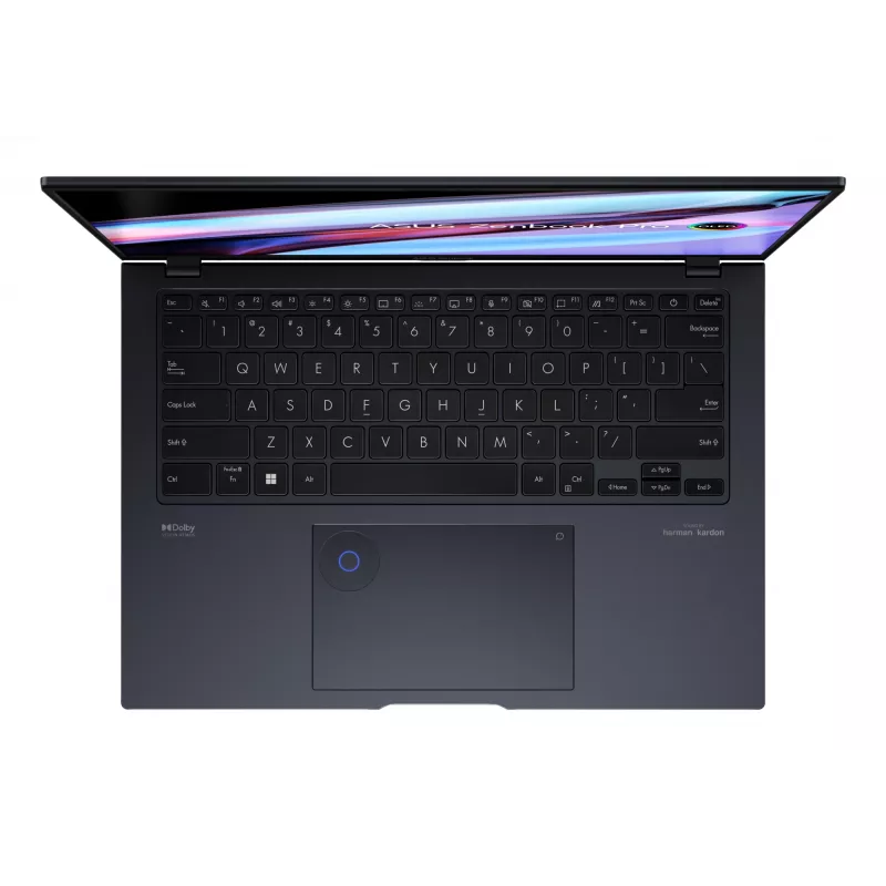 ASUS Zenbook Pro 14 OLED UX6404VV-M9004W Intel® Core™ i7 i7-13700H nešiojamas kompiuteris 36,8 cm (14,5 colio) jutiklinis ekranas 2.8K 16 GB DDR5-SDRAM 512 GB SSD NVIDIA GeForce RTX 4060 Wi-Fi 6E (802.11ax) Windows 11 Home juodas