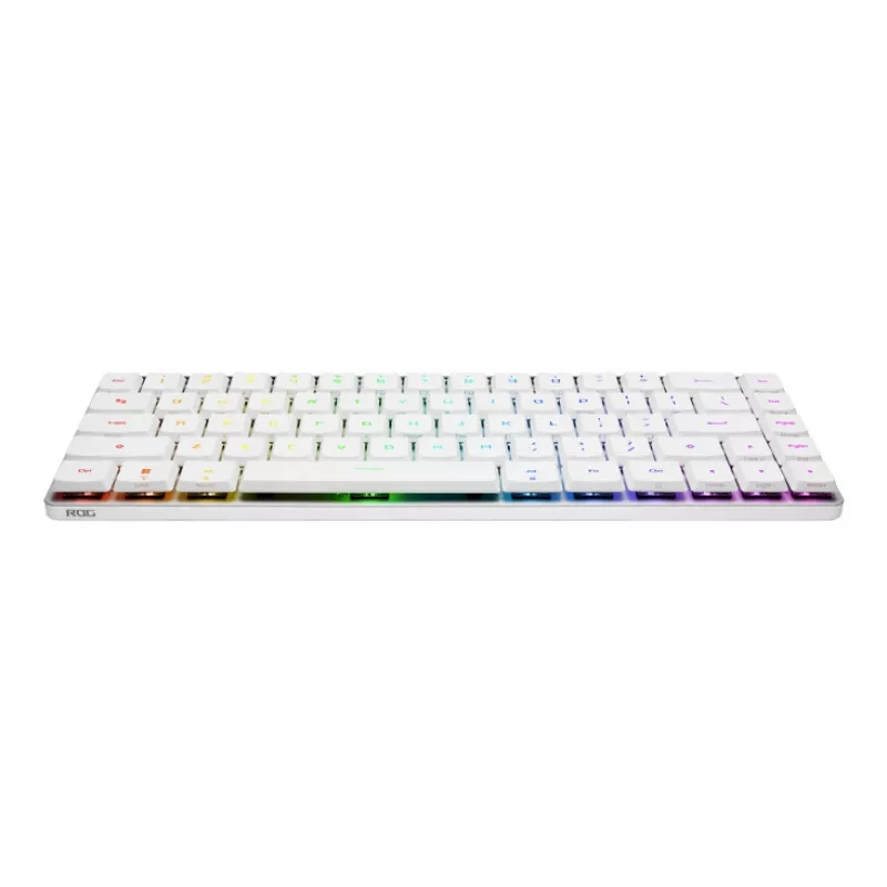 ASUS ROG Falchion RX Low Profile klaviatūra žaidimams USB + RF belaidė + Bluetooth balta