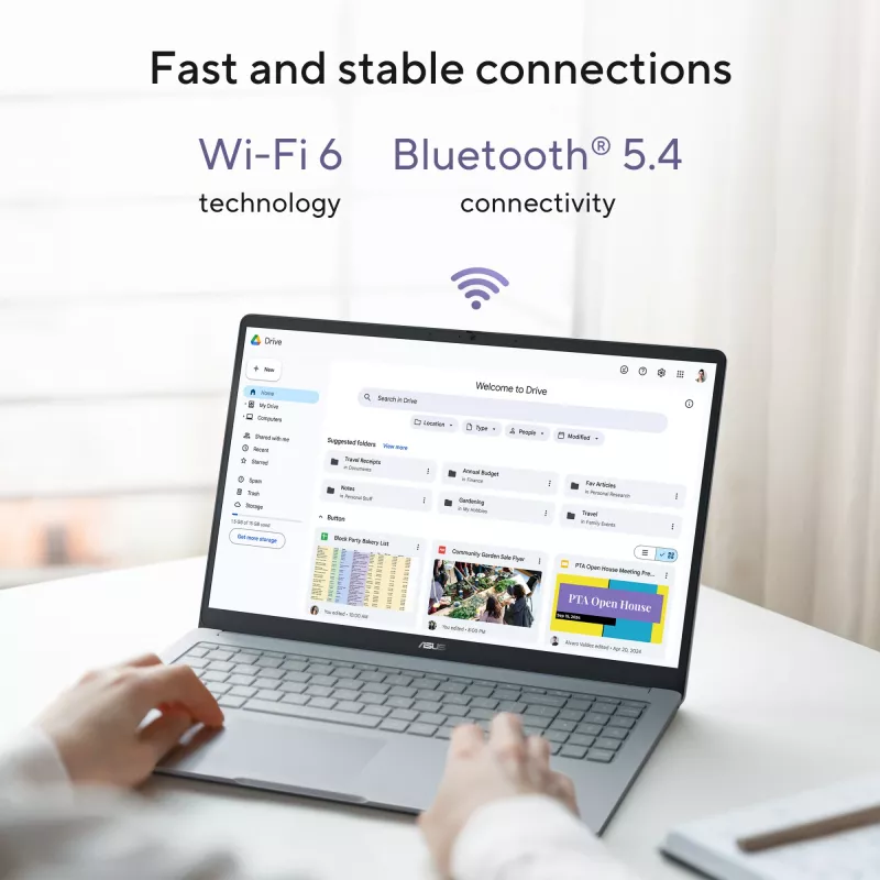ASUS Chromebook CB1505CTA-S70197-CBE Intel® N N150 39.6 cm (15.6 colio) Full HD 8 GB LPDDR5-SDRAM 64 GB eMMC Wi-Fi 6 (802.11ax) ChromeOS Pilka US International