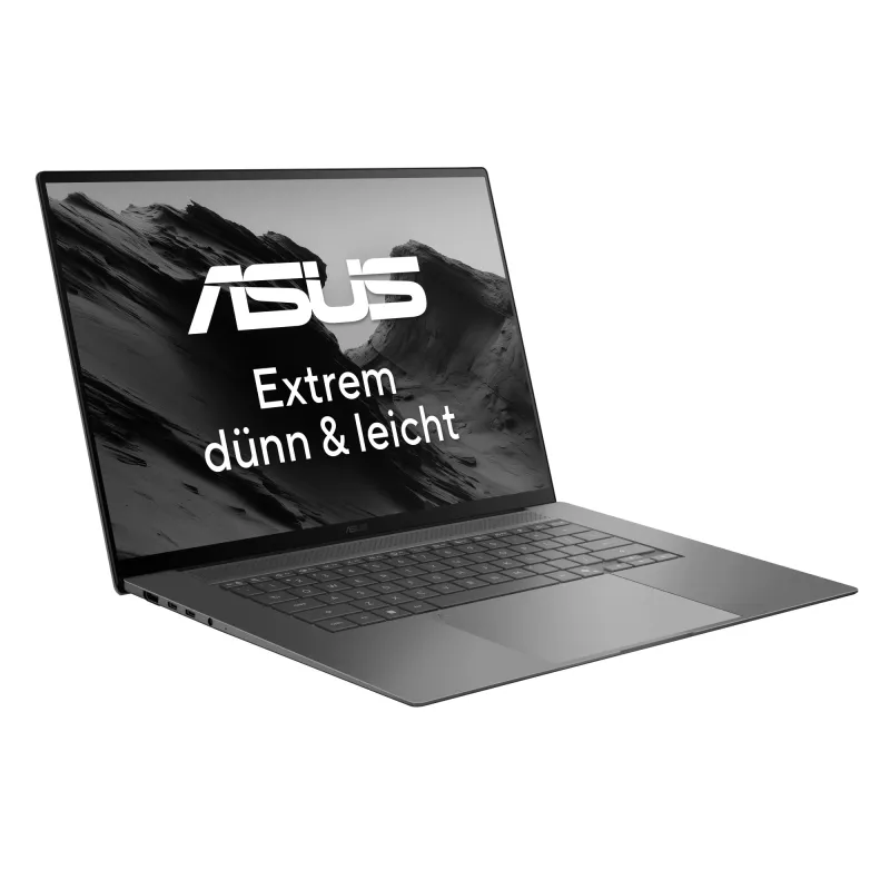 Nešiojamas kompiuteris ASUS Zenbook S16 UM5606GA-SR305W Copilot+ PC AMD Ryzen AI 9 465 40,6 cm (16 colių) Liečiamas ekranas 3K 32 GB LPDDR5x-SDRAM 1 TB SSD Wi-Fi 7 (802.11be) Windows 11 Home Pilka