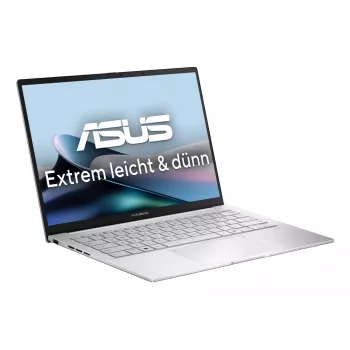 Nešiojamas kompiuteris ASUS Zenbook 14 OLED UX3405CA-QD1302W Intel Core Ultra 7 255H 35,6 cm (14 colių) WUXGA 16 GB LPDDR5x-SDRAM 1 TB SSD Wi-Fi 7 (802.11be) Windows 11 Home German Silver