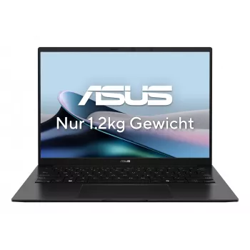 ASUS Zenbook 14 OLED UM3406GA-QD030W Copilot+ PC nešiojamas kompiuteris AMD Ryzen™ AI 7 445 35,6 cm (14 colių) WUXGA 32 GB LPDDR5x-SDRAM 1 TB SSD Wi-Fi 6E (802.11ax) Windows 11 Home vokiška juoda