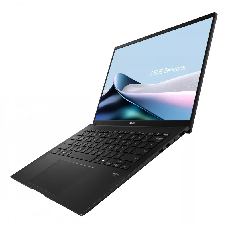 ASUS Zenbook 14 OLED UM3406GA-QD030W Copilot+ PC nešiojamas kompiuteris AMD Ryzen™ AI 7 445 35,6 cm (14 colių) WUXGA 32 GB LPDDR5x-SDRAM 1 TB SSD Wi-Fi 6E (802.11ax) Windows 11 Home vokiška juoda