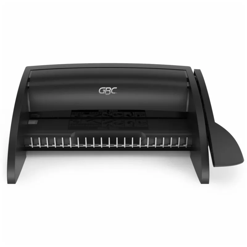 GBC CombBind® C100 įrišimo aparatas, kombinuotas įrišimas, rankinis, 160 lapų, juodas