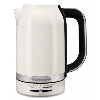 Virdulys elektrinis KitchenAid 5KEK1701EPL 1,7 L 2400 W Juoda, Nerūdijantis plienas, Balta