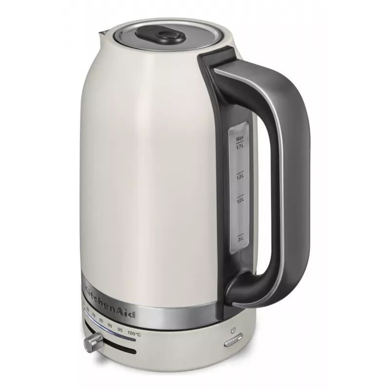 Virdulys elektrinis KitchenAid 5KEK1701EPL 1,7 L 2400 W Juoda, Nerūdijantis plienas, Balta