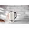 Virdulys elektrinis KitchenAid 5KEK1701EPL 1,7 L 2400 W Juoda, Nerūdijantis plienas, Balta