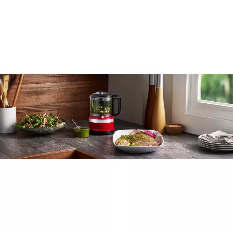 Smulkintuvas KitchenAid 5KFC3516EER 0.83 L 240 W Juoda, Raudona, Nerūdijantis plienas