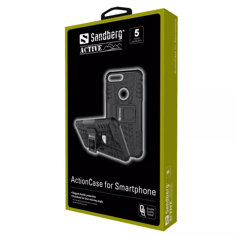 Sandberg ActionCase dėklas iPhone X/XS, juodas