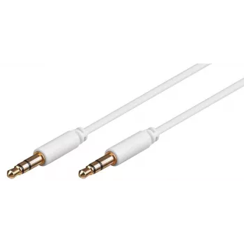 Microconnect AUDLL05W garso kabelis 0,5 m 3,5 mm Baltas