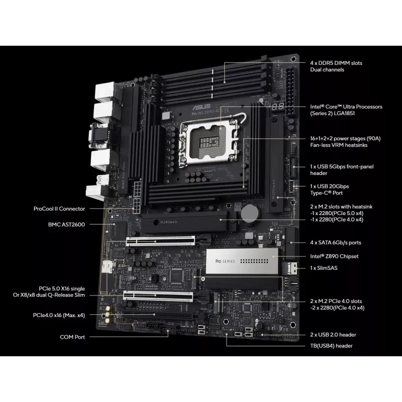 Ernitec SR-2U58R-HW 2U 8 krepšių serveris