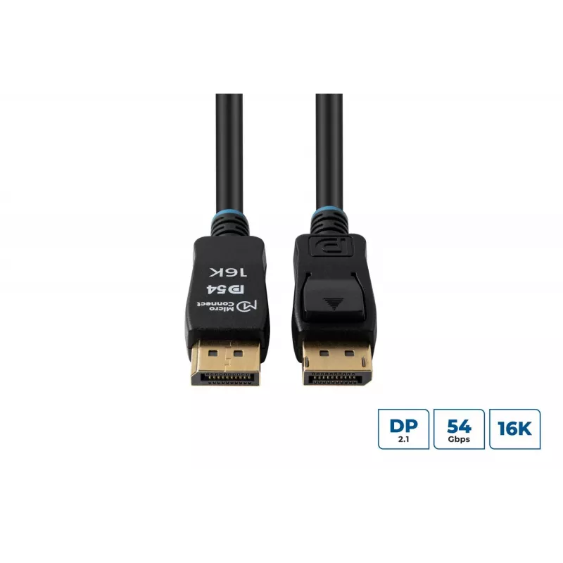 Microconnect MC-DP-MMG-300V2.1 DisplayPort 2.1 laidas, 3 m, 16K
