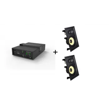 Vivolink Audiopack Subwoofer + 2 aukštos kokybės įmontuojami garsiakalbiai (ribotas komplektinis pasiūlymas) Juoda Laidinis 110 W