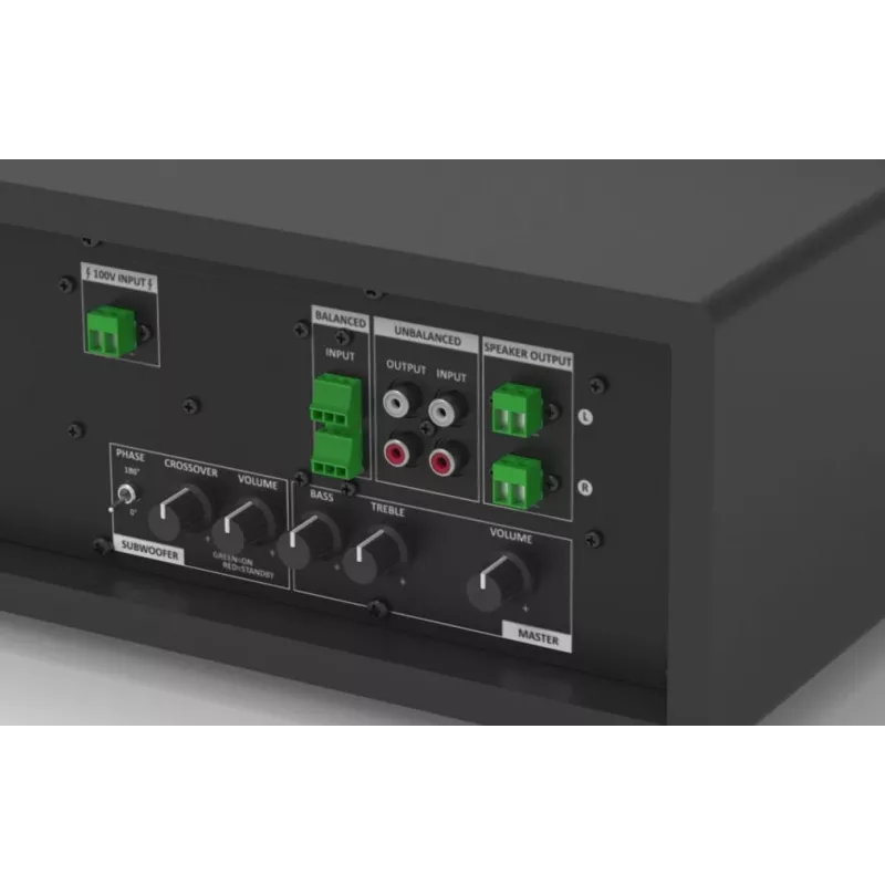 Vivolink Audiopack Subwoofer + 2 aukštos kokybės įmontuojami garsiakalbiai (ribotas komplektinis pasiūlymas) Juoda Laidinis 110 W