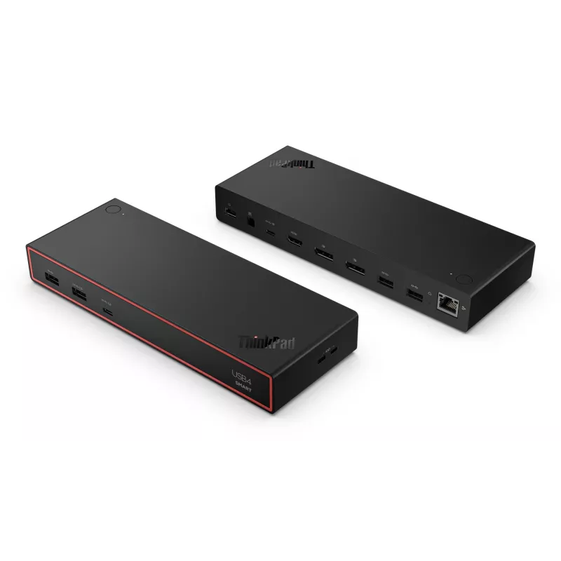 Lenovo ThinkPad USB4 Smart Dock 5500 su 135W adapteriu, juodas, laidinis