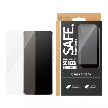 PanzerGlass SAFE. by ® Ekrano apsauga Xiaomi 15T | 15T Pro | Ultra-Wide Fit