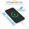 StarTech.com 1 m (3,3 pėdų) baltas USB-C įkrovimo laidas 2 vnt. pakuotė, USB C laidas, USB 2.0 Type-C nešiojamojo kompiuterio įkroviklio laidas, 60W 3A Power Delivery, TPE apvalkalas, USB-C duomenų perdavimo laidas, M/M